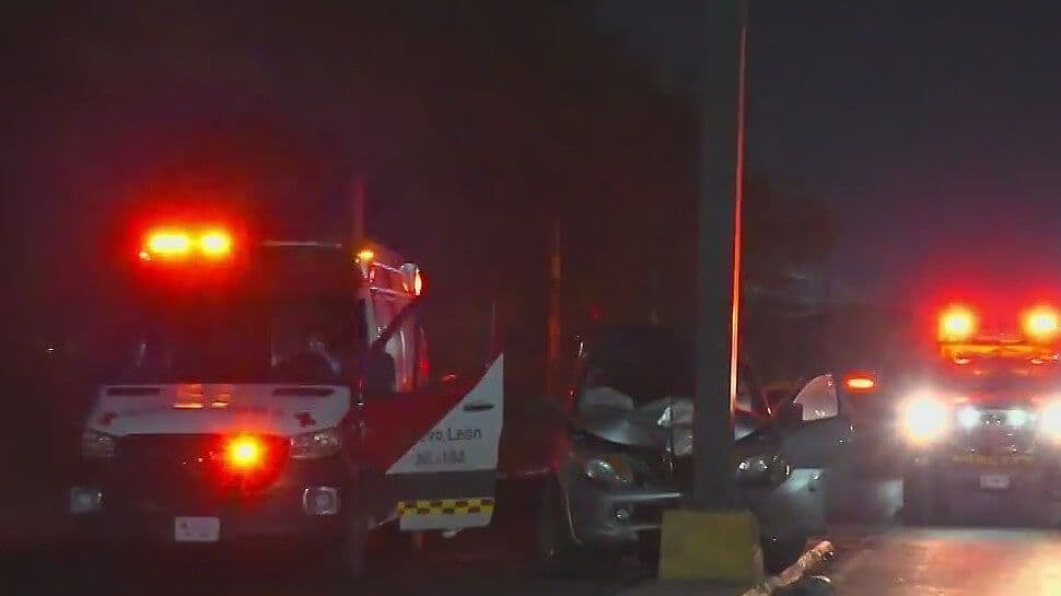 Muere Conductor en Choque en Escobedo