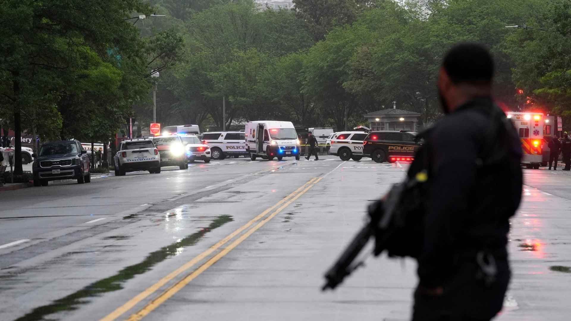 Tiroteo cerca de la Casa Blanca. Foto: AP