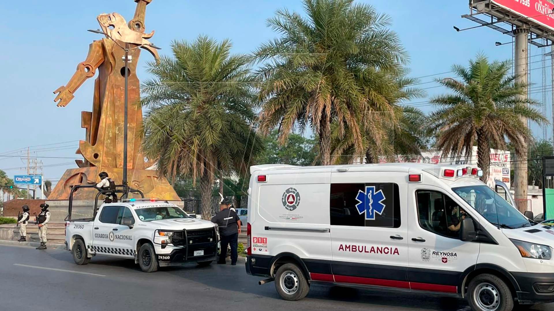 Asesinan a Hombre Bulevar Hidalgo de Reynosa; Agresores Huyen en Camioneta Negra