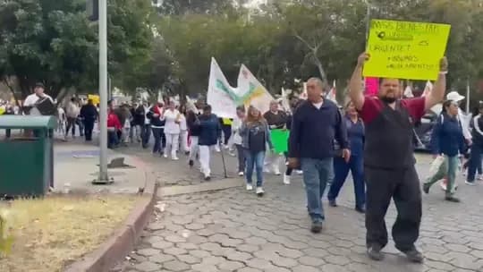 Manifestación trabajo tijuana
