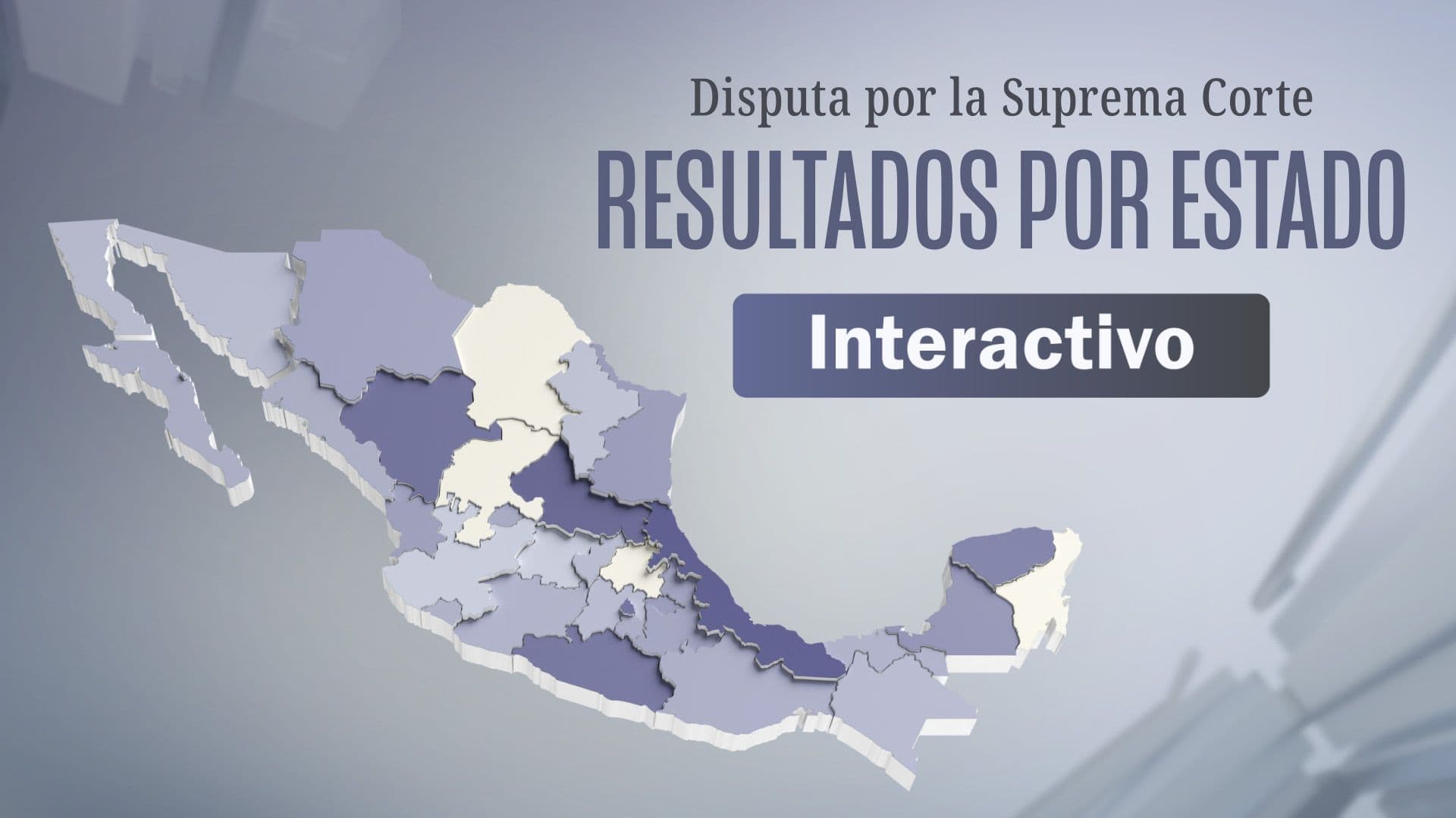 Mapa Interactivo con Resultados de Elecciones Poder Judicial 2025 por Estado