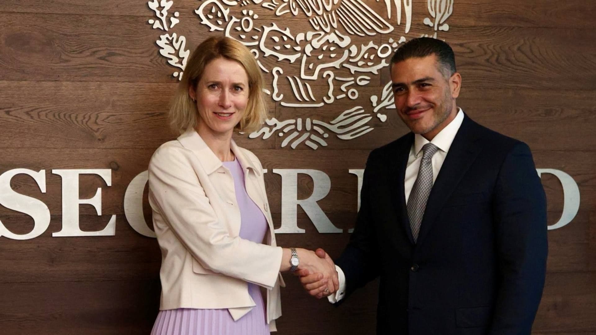 García Harfuch Se Reúne con Vicepresidenta de Comisión Europea; Destacan Lucha Contra Cárteles