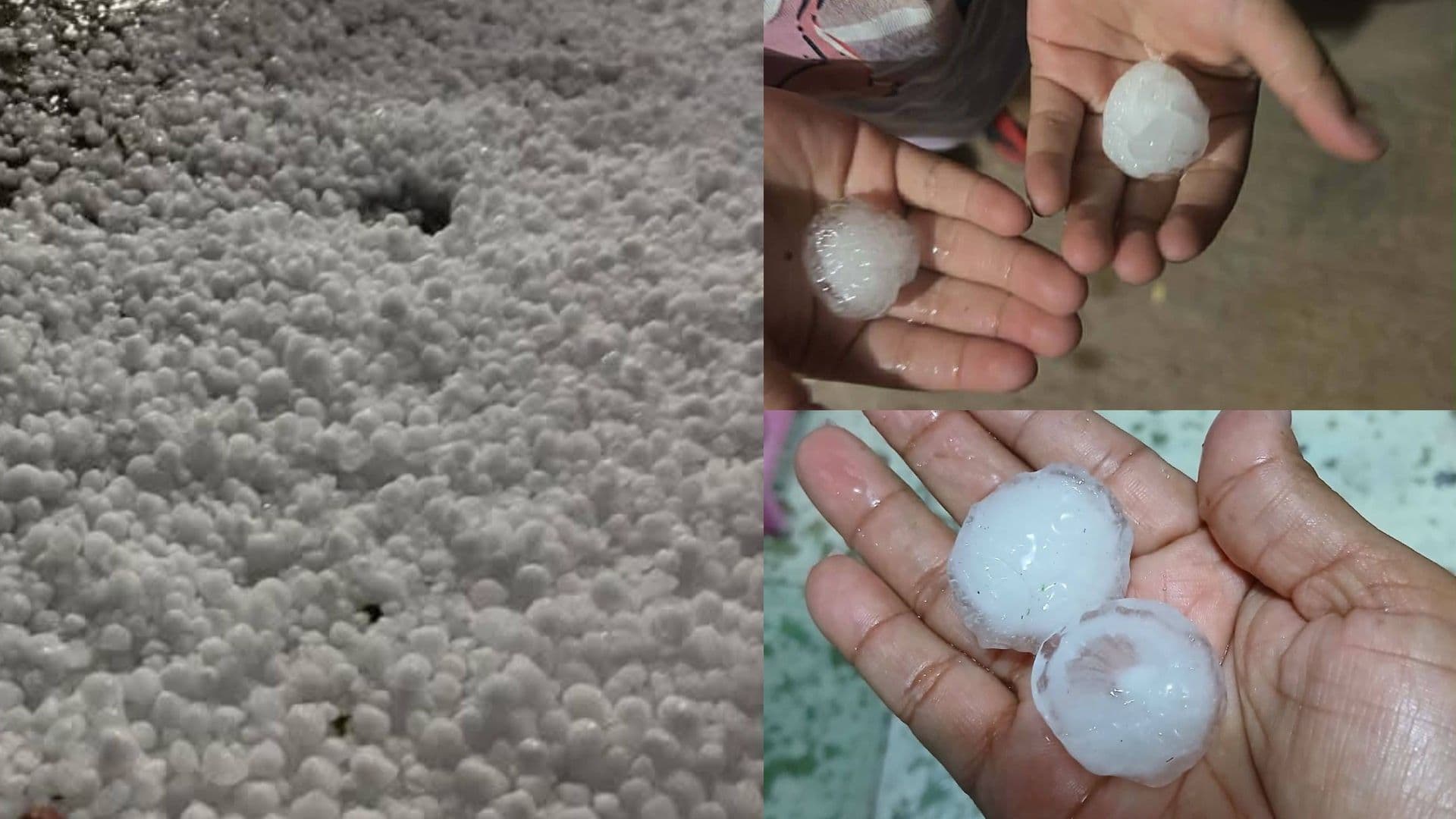 Granizo del Tamaño de Pelotas de Golf y Lluvias Intensas Pintan de Blanco la Mixteca de Puebla