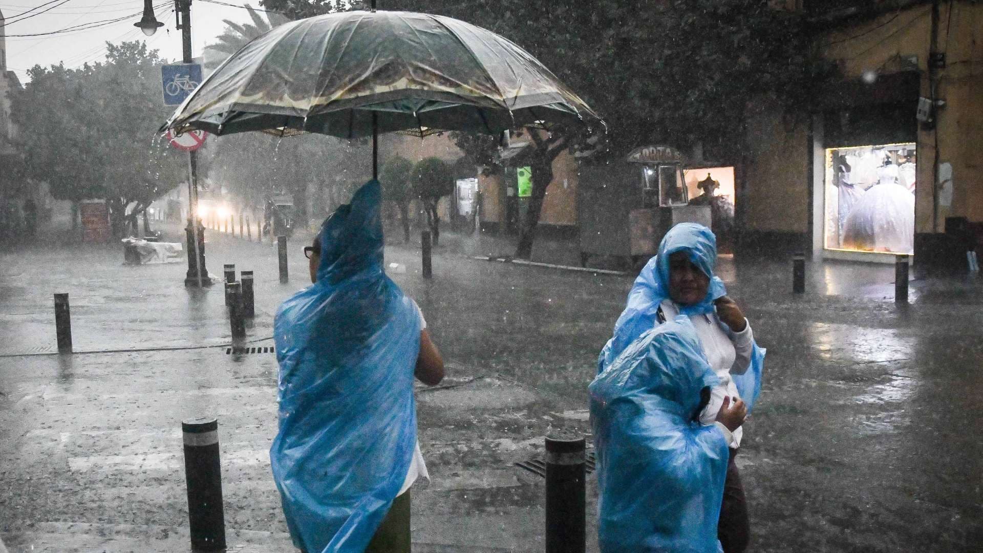 Lluvias en la Ciudad de México el 12 de mayo 2026.