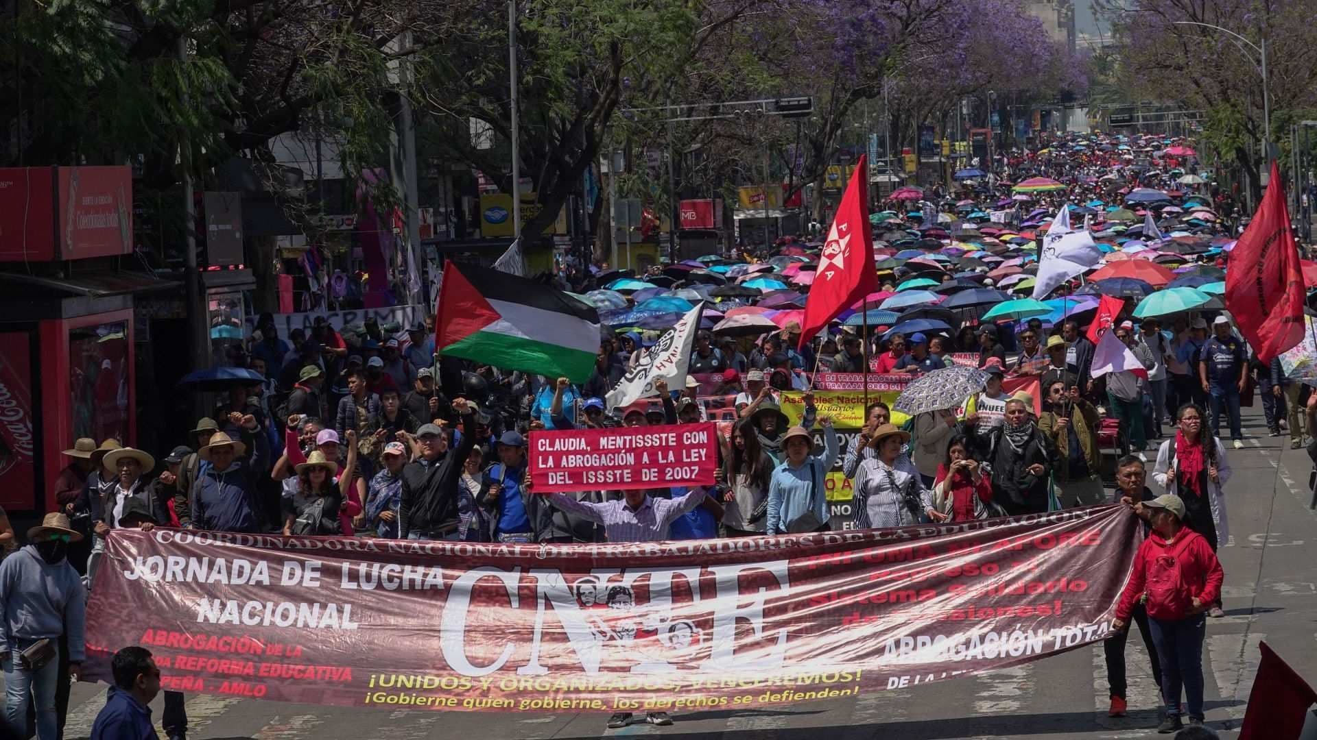 CNTE realizará megamarcha mayo 2026