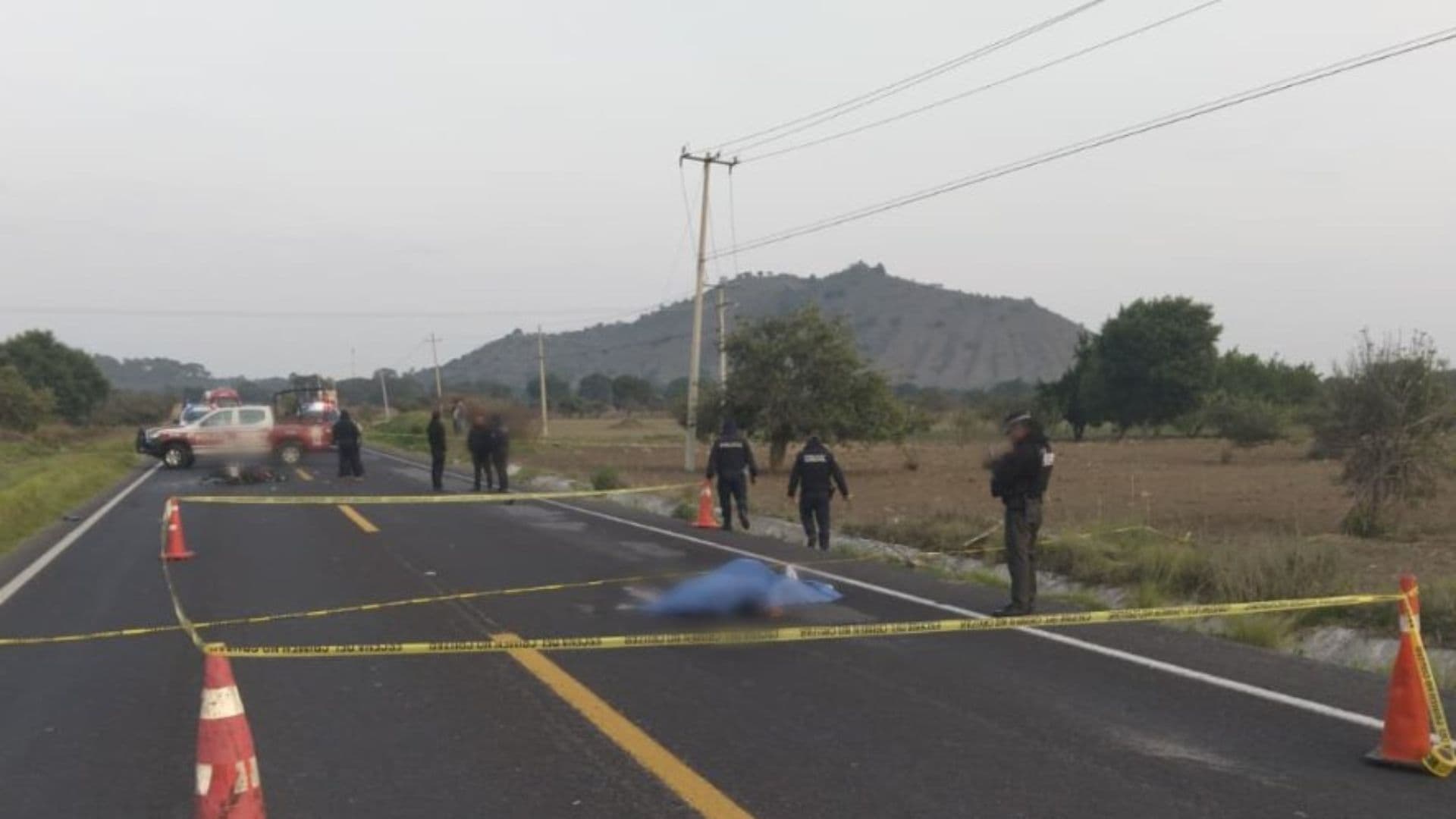 Muere Motociclista en un Accidente en Carretera de Puebla; Esto se Sabe