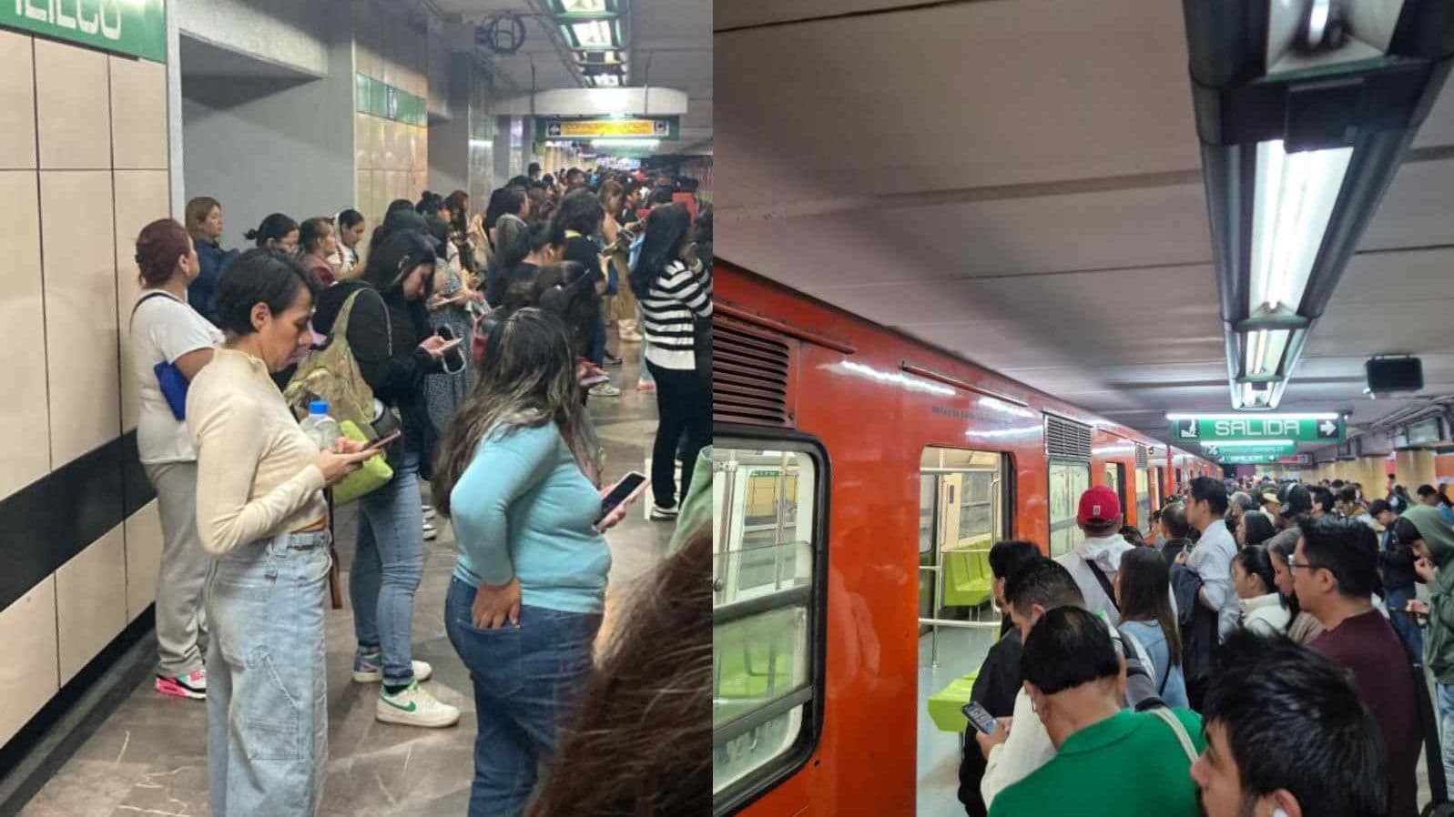 Línea 8 del Metro hoy 21 de febrero 2026. Foto: Metro CDMX