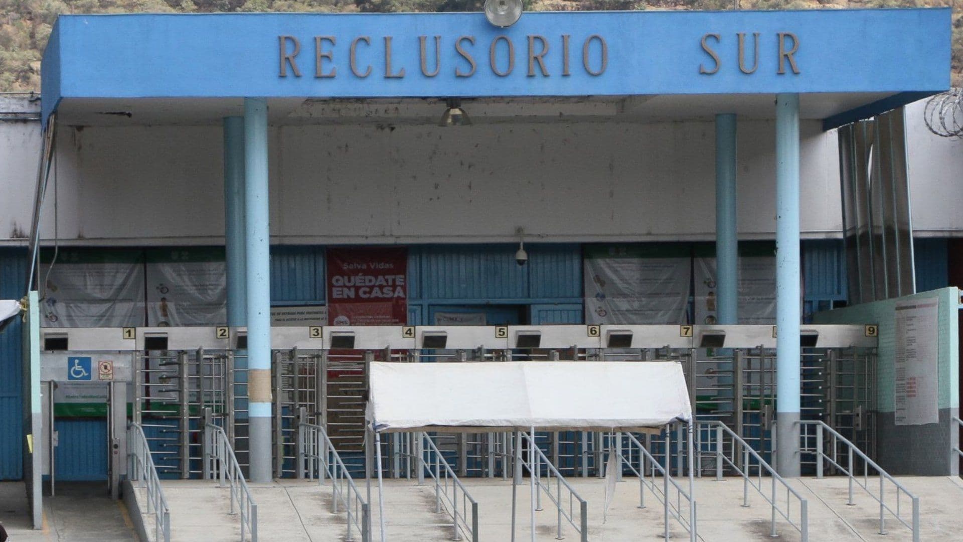 Un agujero de 20 centímetros fue localizado en una de las paredes del Reclusorio Sur, en CDMX