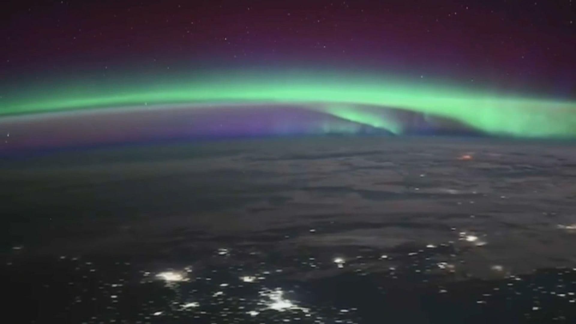 VIDEO: Así se Ve una Aurora Boreal desde la Estación Espacial Internacional