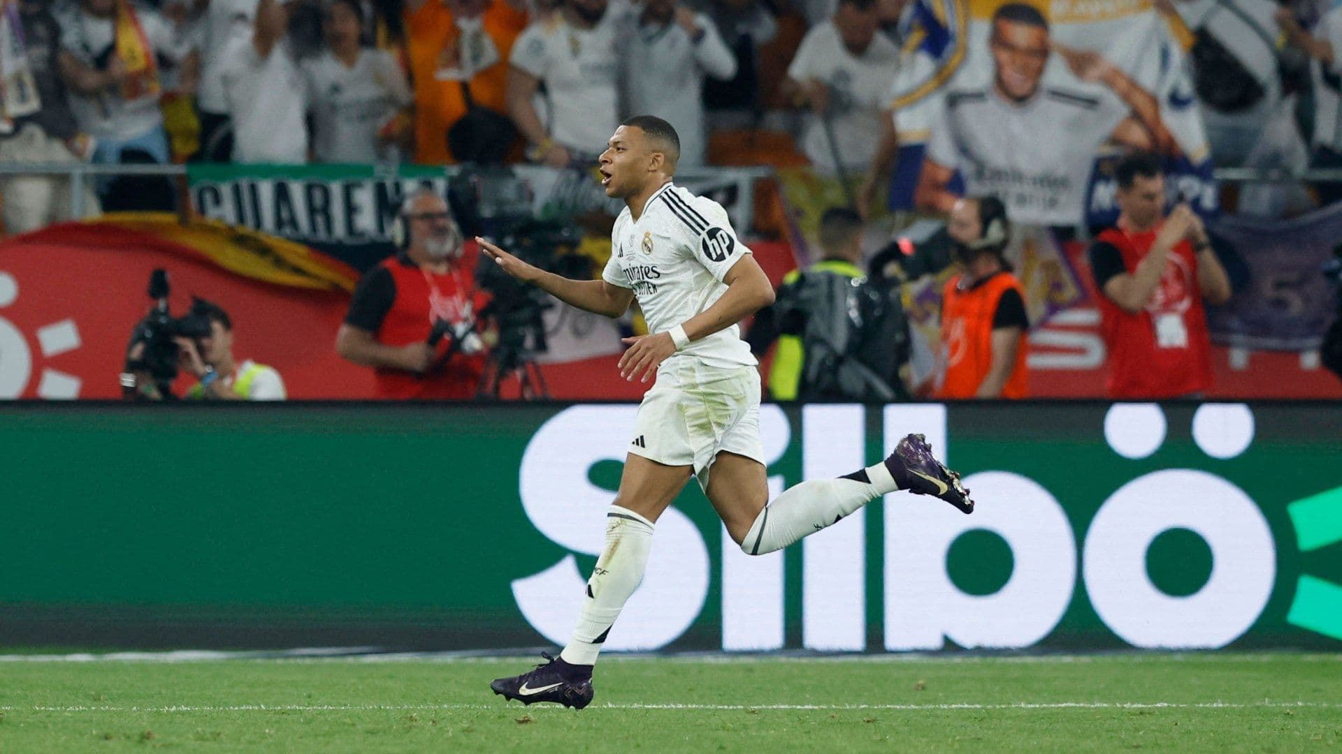Mbappé tuvo una gran temporada con el Real Madrid, aunque el club no ganó ningún trofeo.