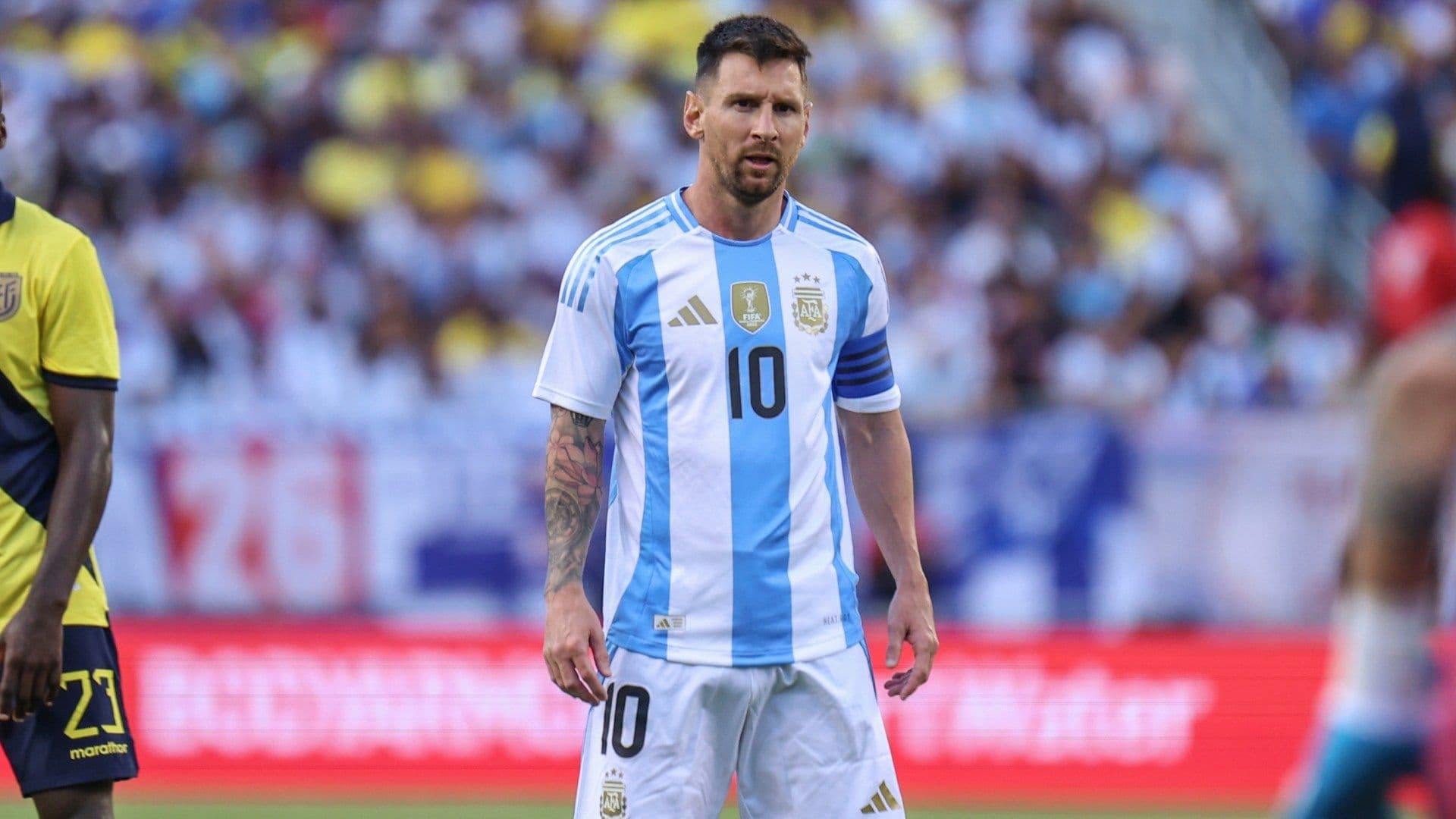 Lionel Messi está concentrado con la albiceleste para competir en la Copa América 2024. Foto AP