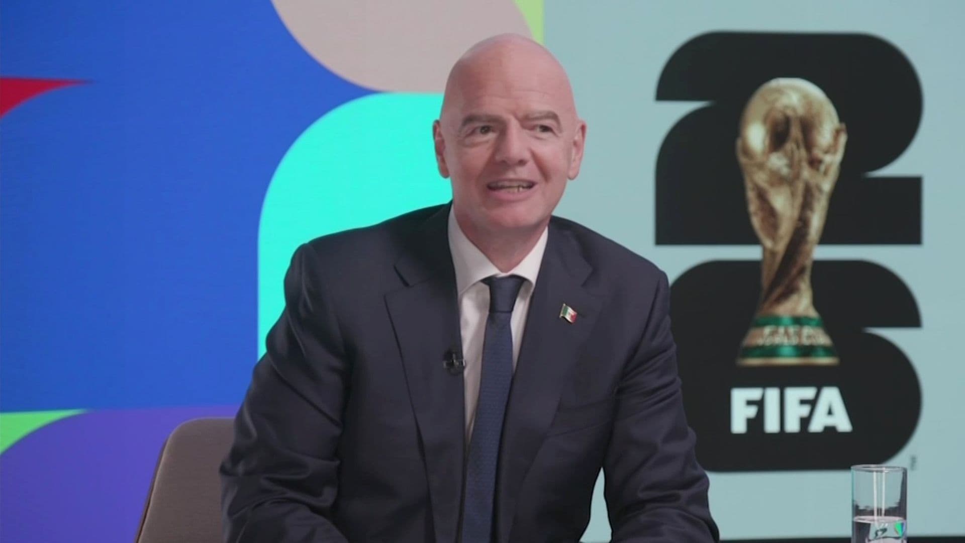 Entrevista Exclusiva de N+ con Gianni Infantino, Presidente de la FIFA, de Visita en México