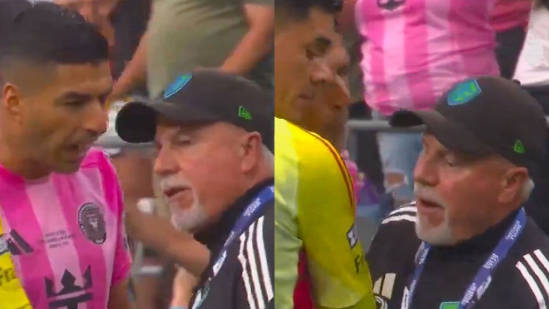 Luis Suárez se calentó y perdió la cabeza luego de que el Inter Miami perdió la final de la Leagues Cup 2025 ante Seattle Sounders.