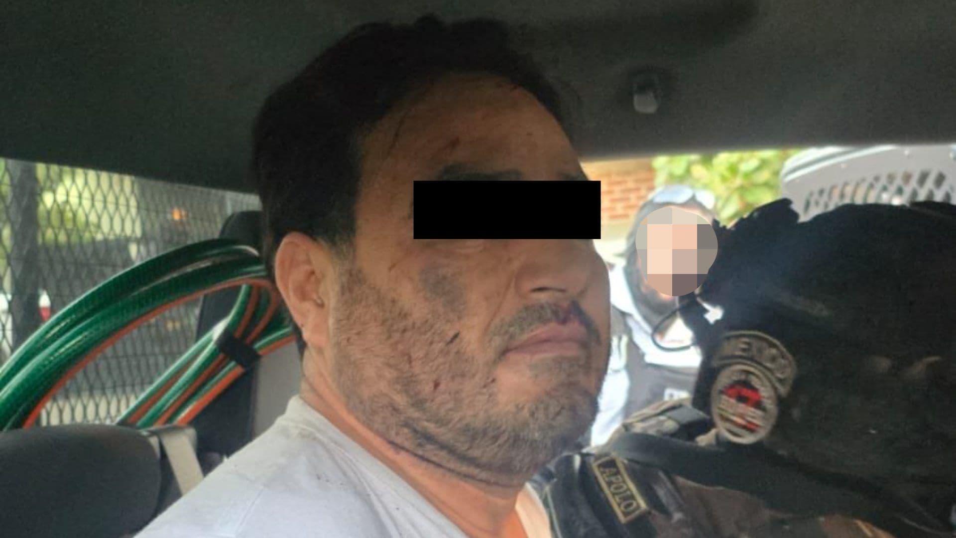 Hombre detenido en Michoacán durante operativo de fuerza federales. Foto: X @OHarfuch