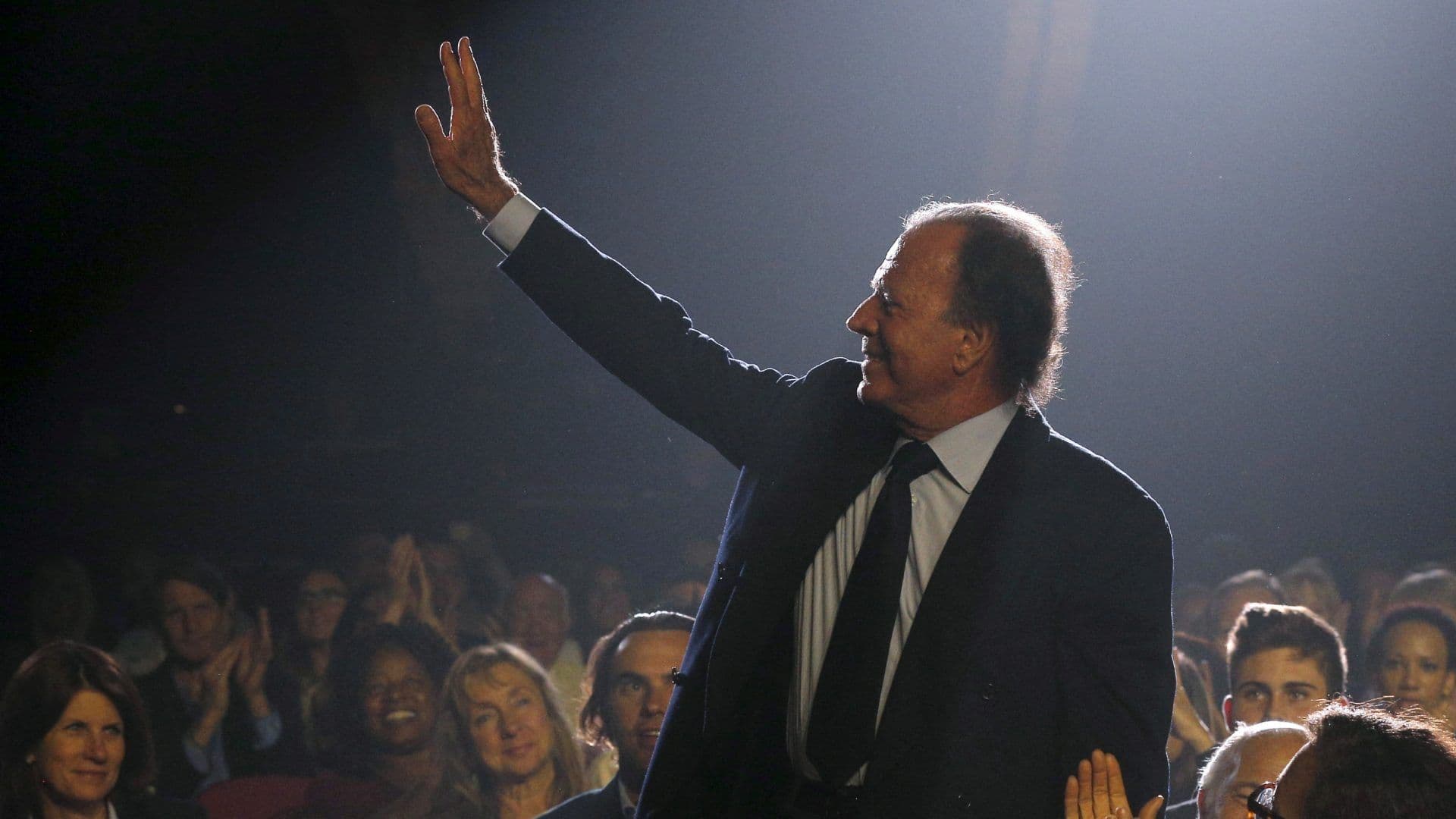 El cantante Julio Iglesias