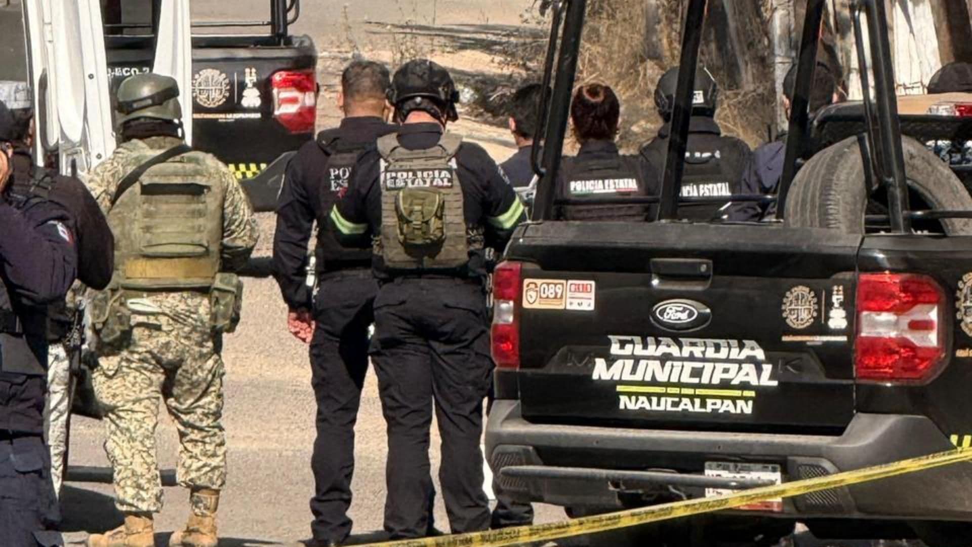 Operativo policial ante hallazgo de cuerpo en Naucalpan, Estado de México. Foto: N+