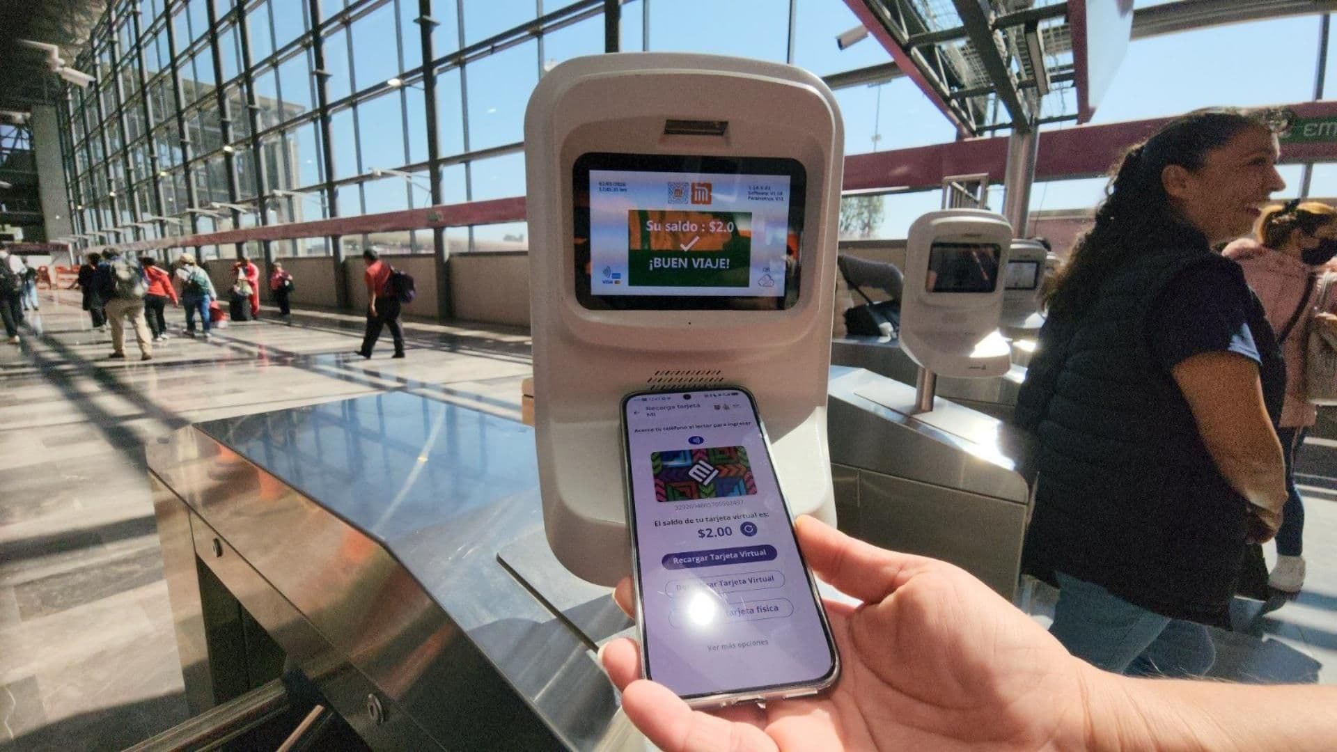 MI en formato digital para ingreso al Metro CDMX
