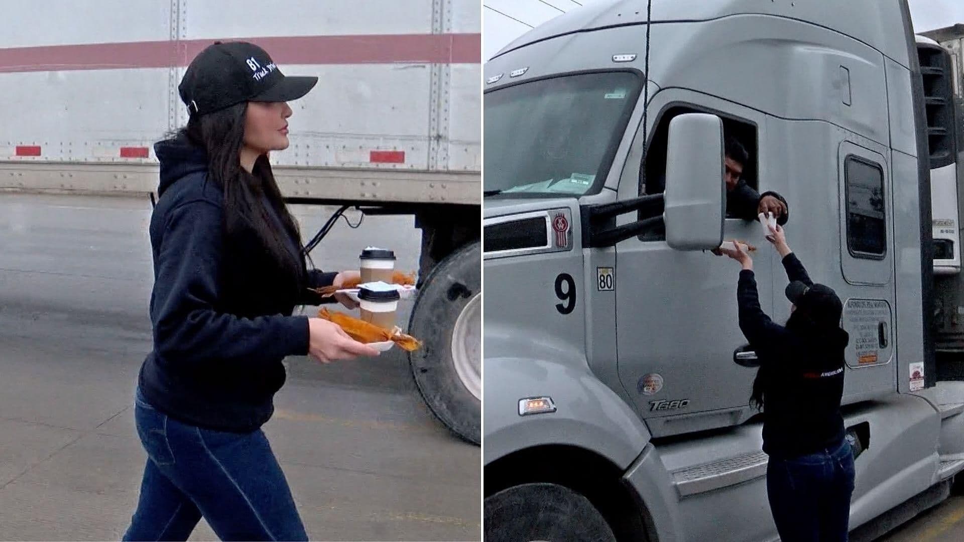 Reparten Tamales y Champurrado a Choferes en Garita de Otay; Dieron Más de 500 Platos