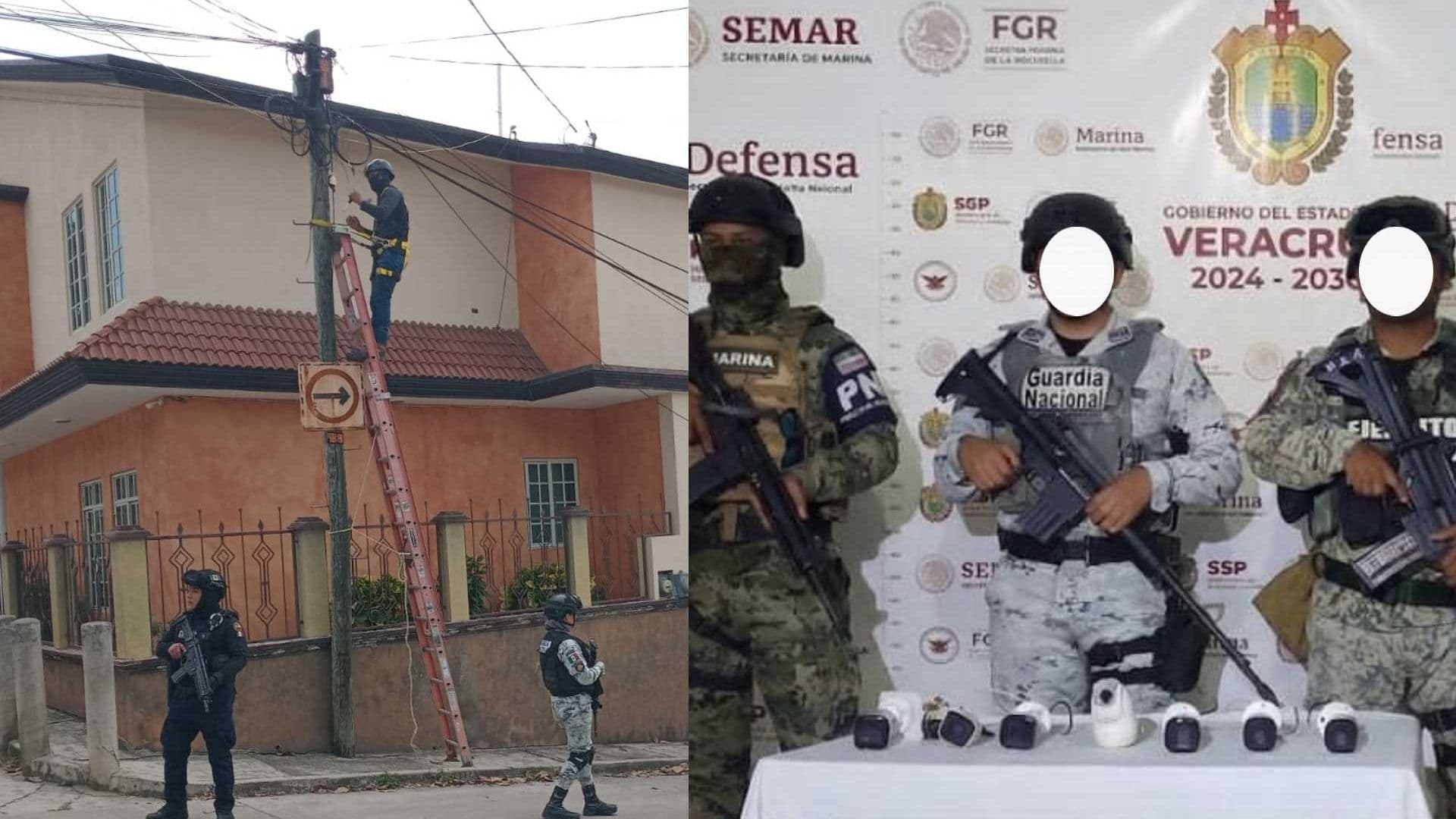 Autoridades Retiran Cámaras de Videovigilancia tras Operativo en Tuxpan, Veracruz