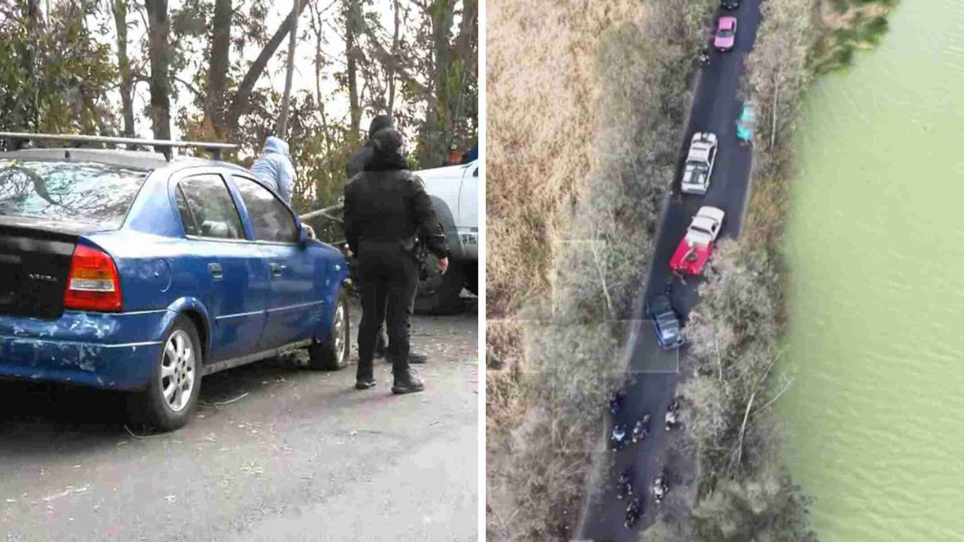 Así se Ve Desde el Aire el Caos Vial en la Carretera Tláhuac-Chalco