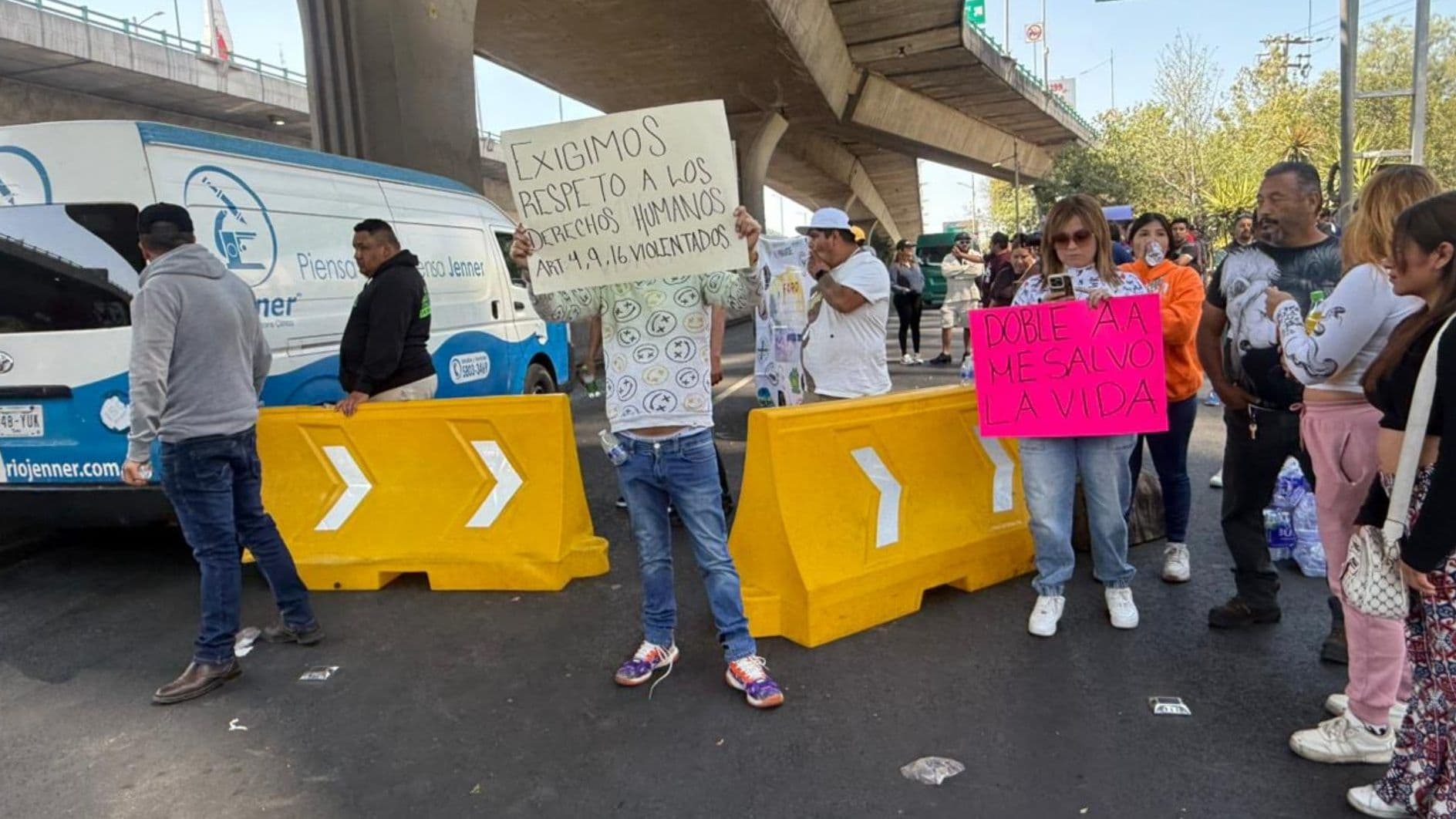 Bloqueo Hoy Periférico Norte y López Portillo: Personas de Anexos Acusan Abusos de Autoridades