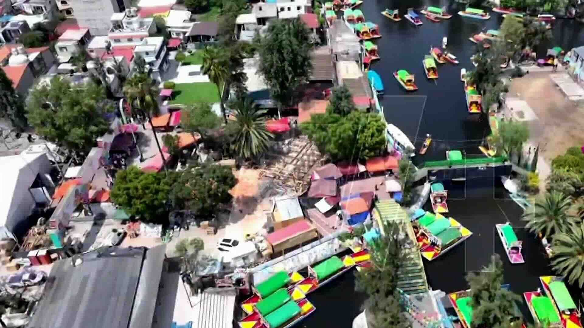 Disfrutaron Visitantes Xochimilco con Trajineras y Canales Durante Semana Santa en CDMX