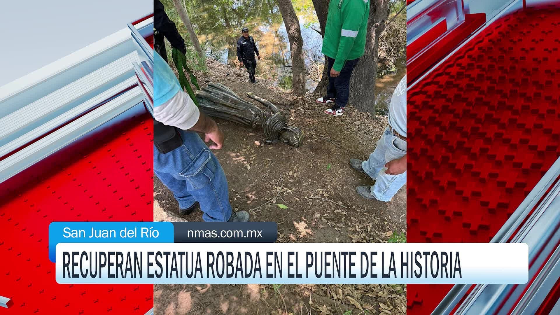 Recuperan Estatua Robada en San Juan del Río Tras Operativo Policial